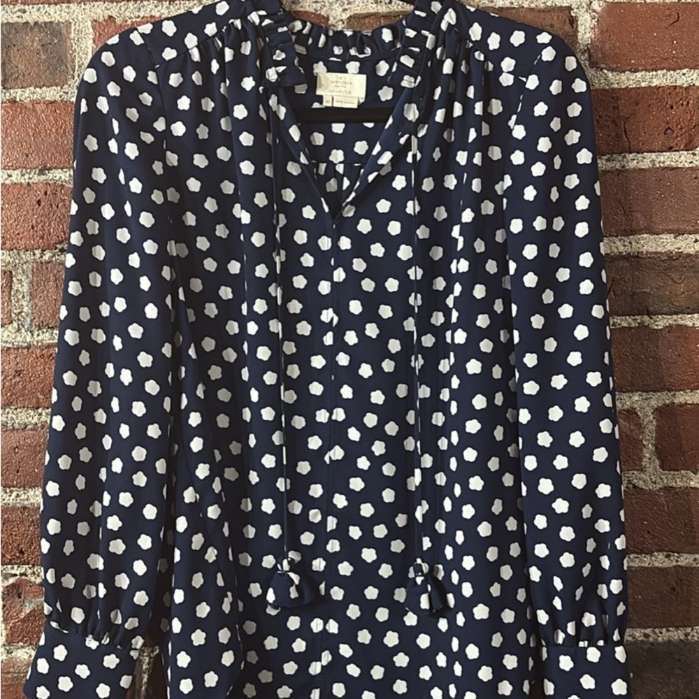 Kate Spade Navy Polka Dot Women's Top